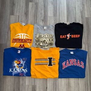 Vintage college tees